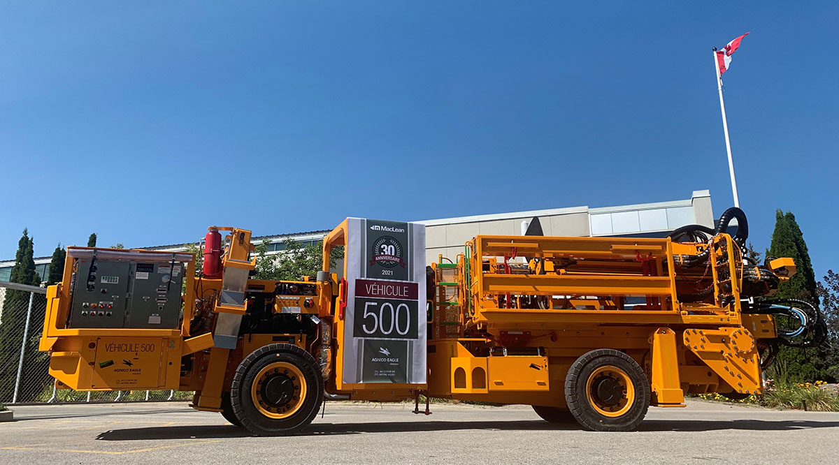 MacLean Marks Production Milestone For A Paradigm Changer In Underground Mining